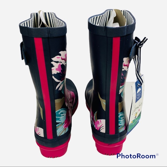 NWT JOULES "flowers" mid-calf boots - Picture 4 of 5